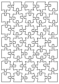 puzzle 5x7 35pcs 608